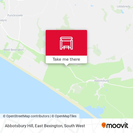 Abbotsbury Hill, East Bexington map