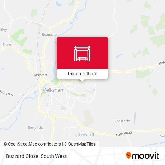 Buzzard Close map