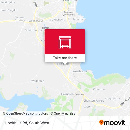 Hookhills Rd map