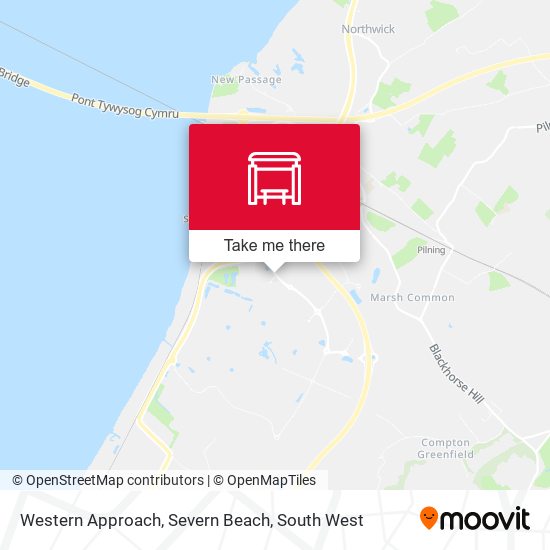 Western Approach, Severn Beach map