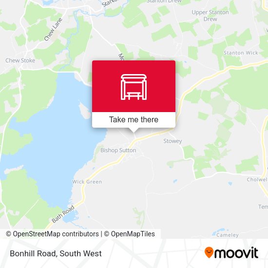 Bonhill Road map