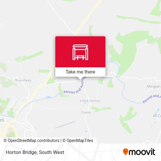 Horton Bridge map