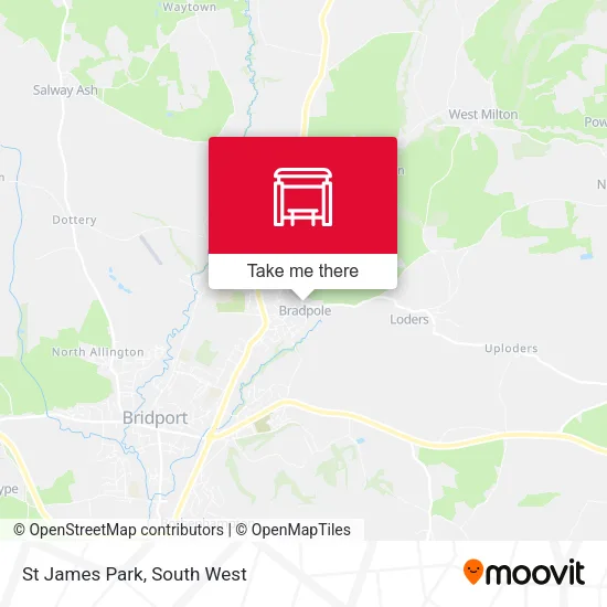 St James Park map