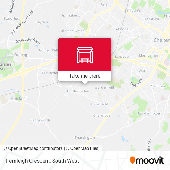 Fernleigh Crescent map