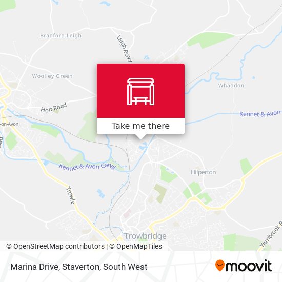 Marina Drive, Staverton map