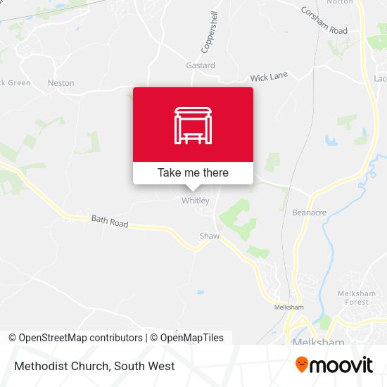 Methodist Church map