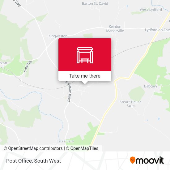Post Office map