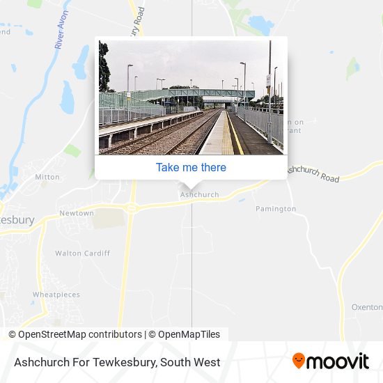 Ashchurch For Tewkesbury map