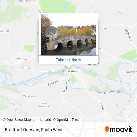 Bradford-On-Avon map