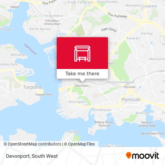 Devonport map