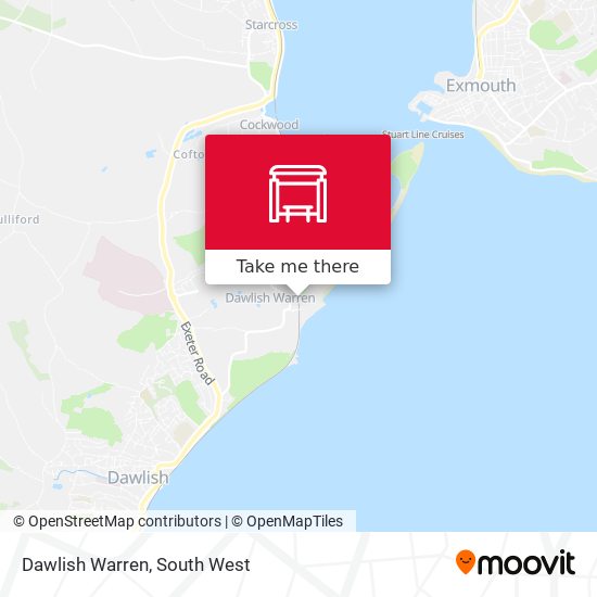 Dawlish Warren map