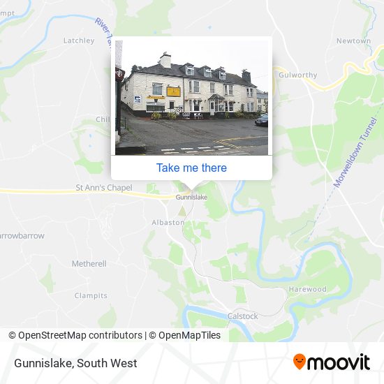 Gunnislake map