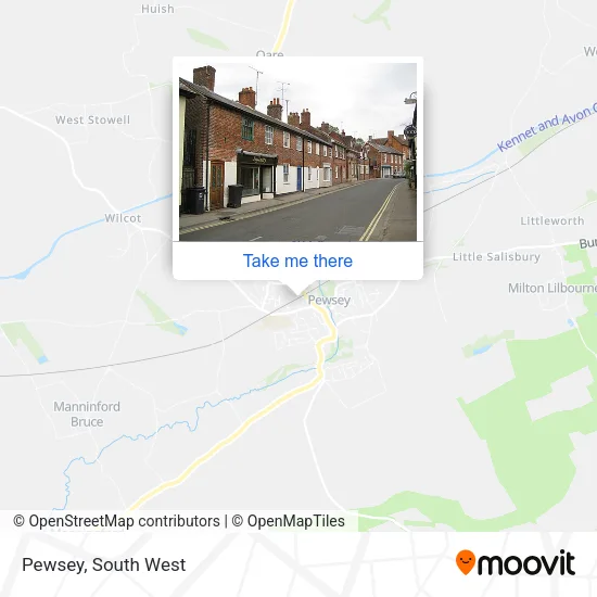 Pewsey map