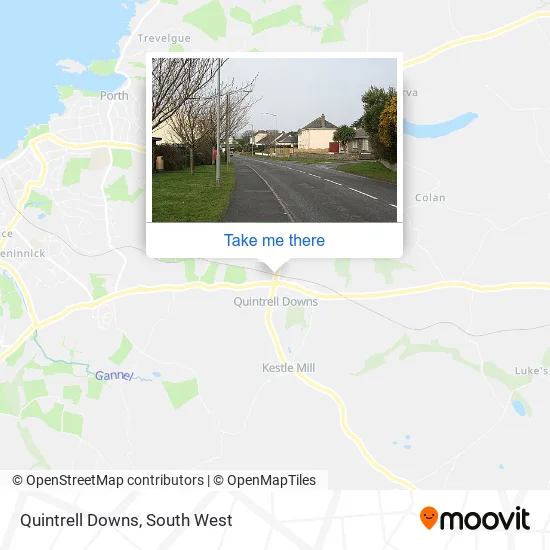 Quintrell Downs map