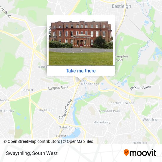 Swaythling map