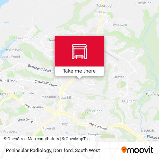 Peninsular Radiology, Derriford map