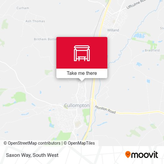 Saxon Way map