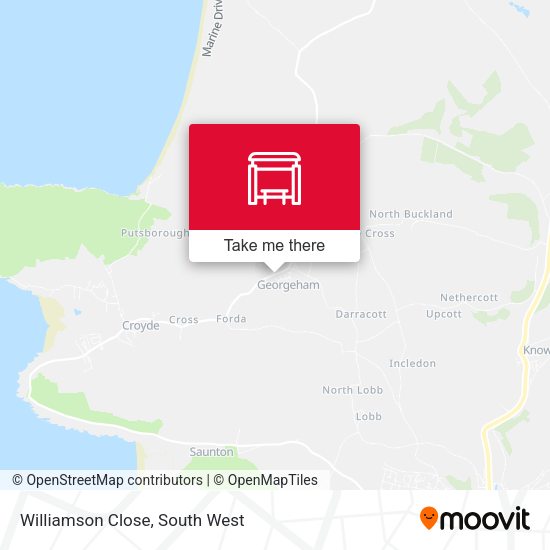 Williamson Close map