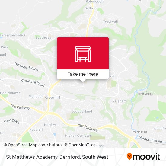 St Matthews Academy, Derriford map