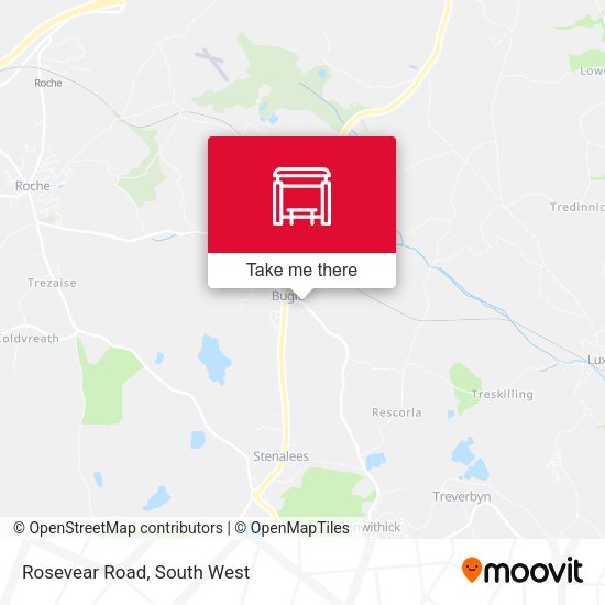 Rosevear Road map
