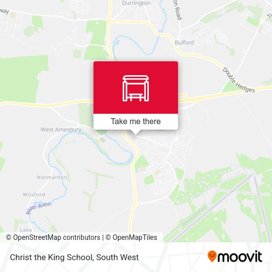 Christ the King School map