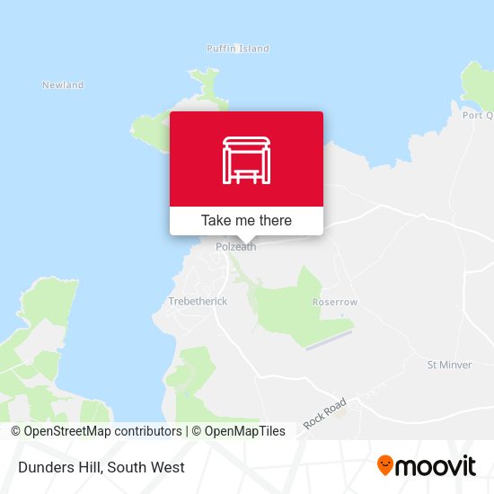Dunders Hill map