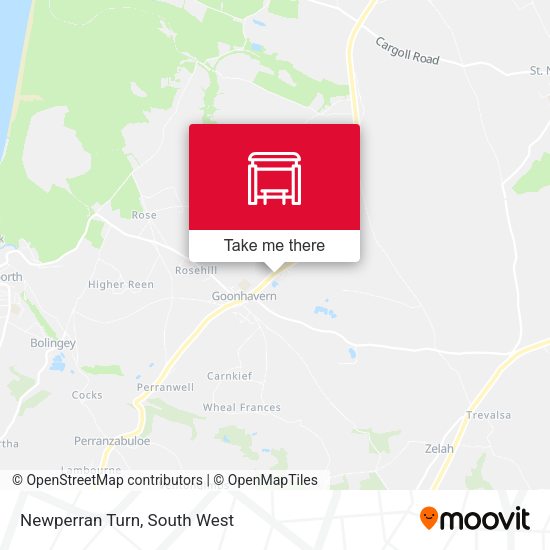 Newperran Turn map