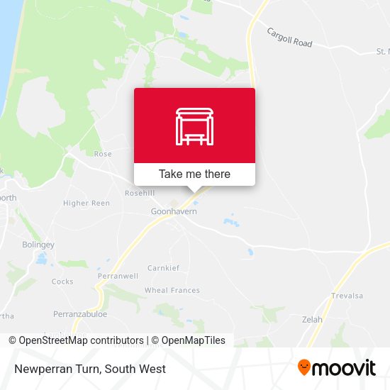 Newperran Turn map