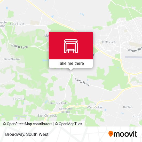 Broadway map