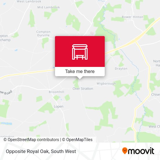 Opposite Royal Oak map