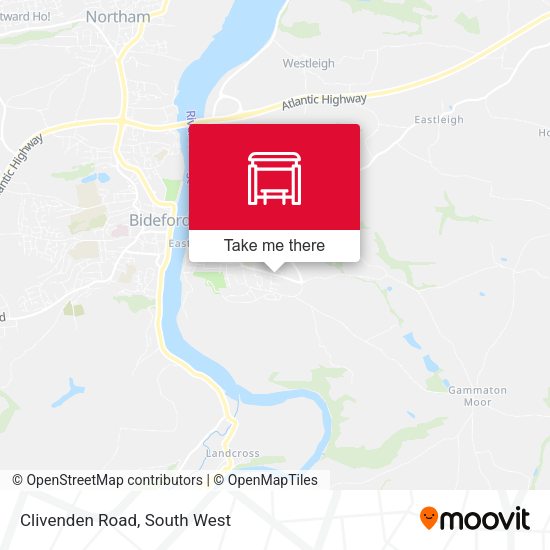 Clivenden Road map