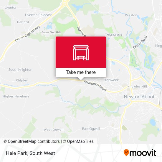 Hele Park map