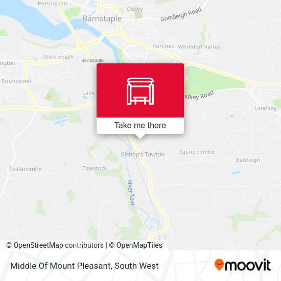 Middle Of Mount Pleasant map