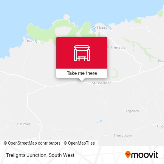 Trelights Junction map