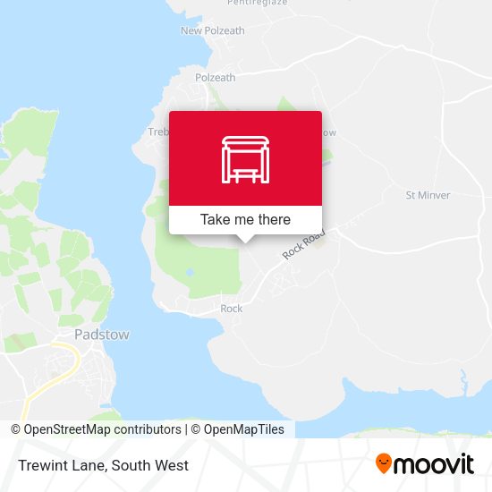 Trewint Lane map