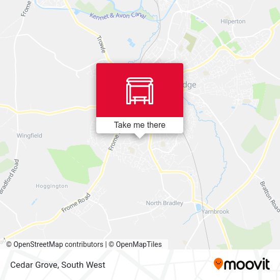 Cedar Grove map