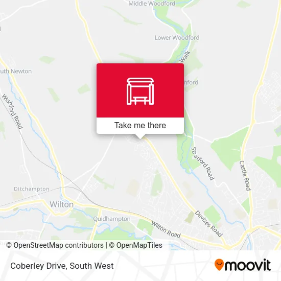 Coberley Drive map