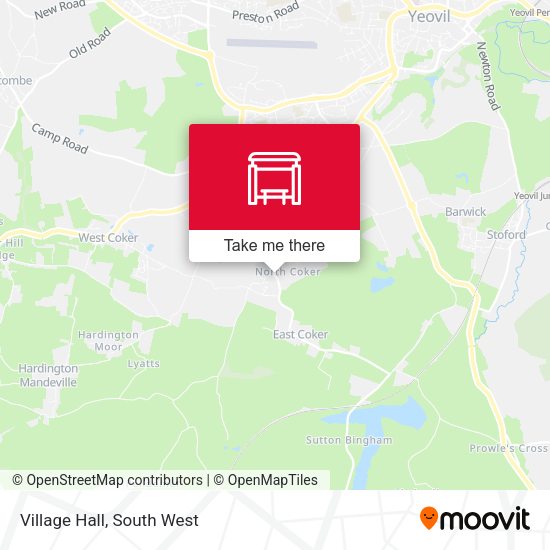 Village Hall map
