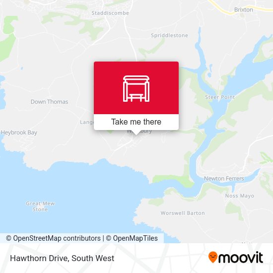 Hawthorn Drive map