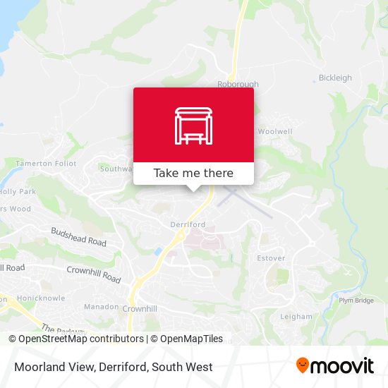 Moorland View, Derriford map