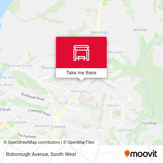 Roborough Avenue map