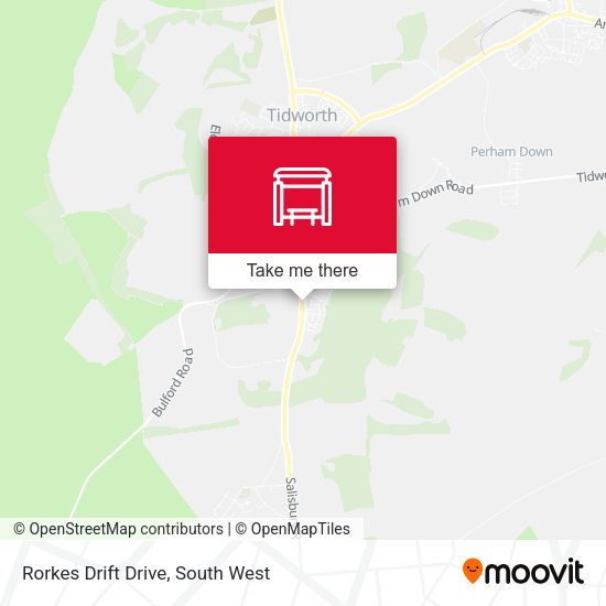 Rorkes Drift Drive map