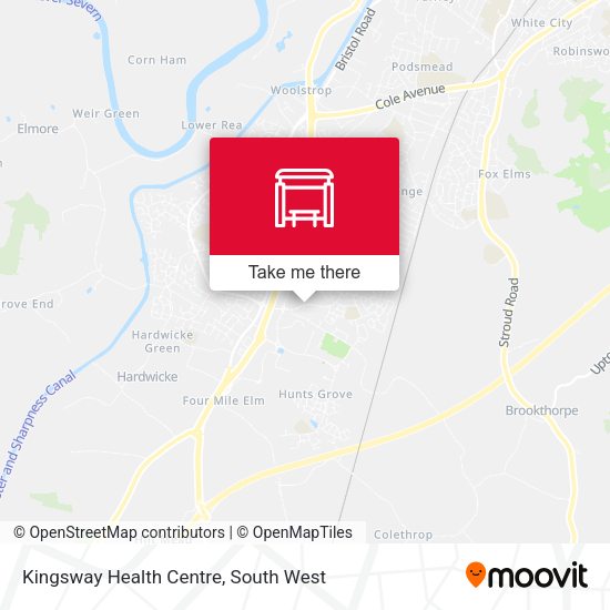 Kingsway Health Centre map
