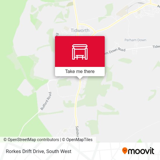 Rorkes Drift Drive map