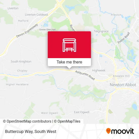 Buttercup Way map