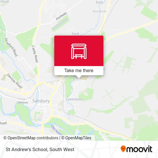St Andrew's School map