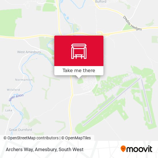 Archers Way, Amesbury map