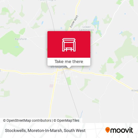 Stockwells, Moreton-In-Marsh map