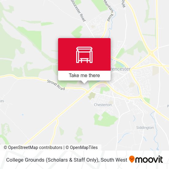 College Grounds (Scholars & Staff Only) map