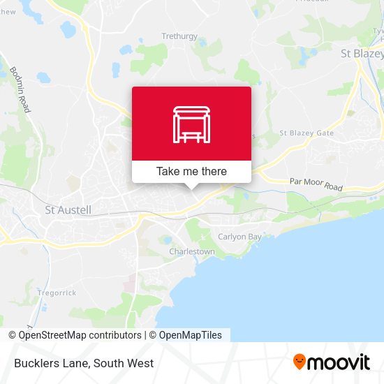 Bucklers Lane map